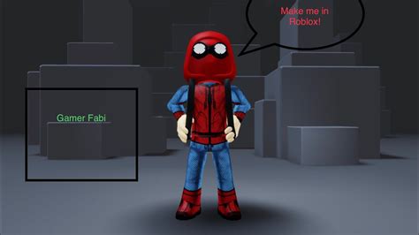 How To Make Spider Man Homemade Suit In Roblox Youtube