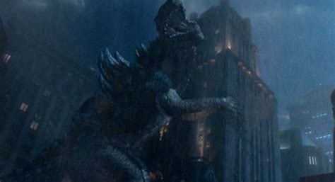 Design in stages, had tatopoulous unveil the full design for the 1998 godzilla. Godzilla (1998) Review |BasementRejects