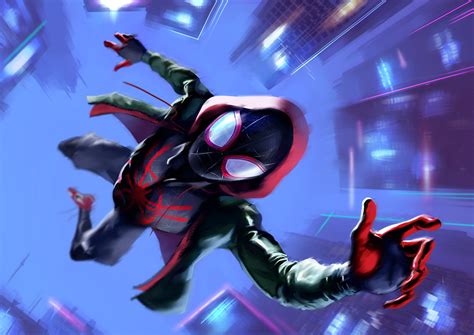 Spiderman Into The Spider Verse Movie Arts Hd Superheroes 4k