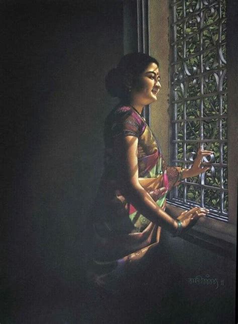 Amazing Bengali Women Painting Beautiful Feminine