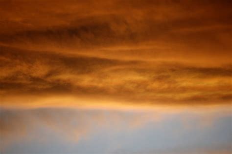 Bank Of Orange Clouds At Sunset Picture Free Photograph Photos