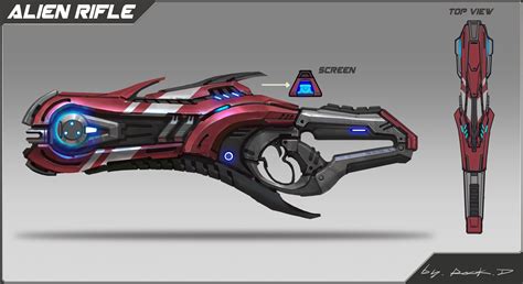 Artstation Alien Guns Concept Rock D Anime Weapons Sci Fi Weapons