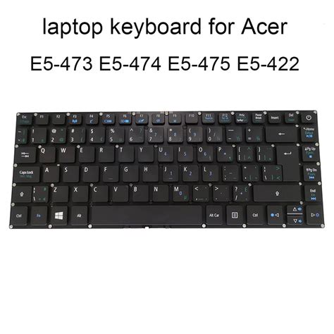 Laptop Backlit Cf Canadian French Keyboard For Acer Aspire E5 473 E5