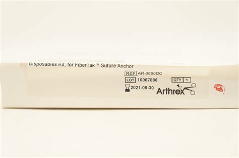 Arthrex Ar 3600dc Disposable Kit For Fibertak Suture Anchor X Imedsales