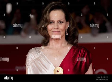 Sigourney Weaver Poses During Her Red Carpet At The 13th Edition Of The