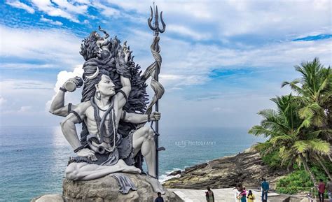 Keralas Tallest Gangadhareshwara Statue At Azhimala Adorns Padmanabha