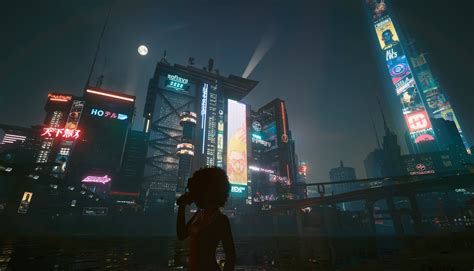 Wallpaper Cyberpunk Cyberpunk 2077 Cyber City Video Game Art Dark