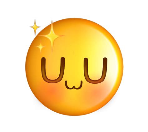 Uwu Emoji Custom Customemoji Blush Sticker By Aspentail