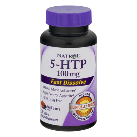 Save On Natrol 5 Htp Fast Dissolve Dietary Supplement Wild Berry Order