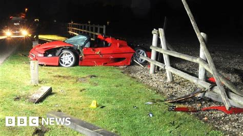 Show Off Ferrari Crash Driver Jailed For Hampshire Boys Death Bbc News