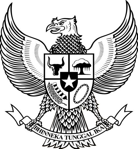 Garuda Vector Png National Emblem Of Indonesia 1418x1537 Png Download