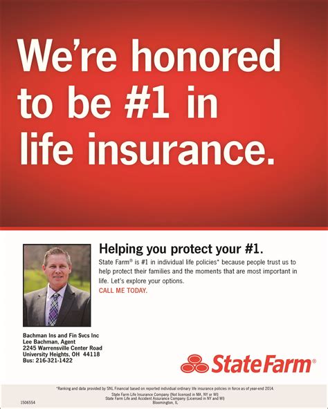Lee Bachman Were Honored To Be 1 In Life Insurance