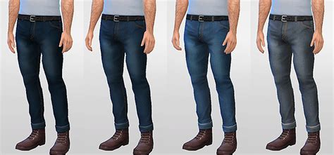 Sims 4 Male Jeans Maxis Match