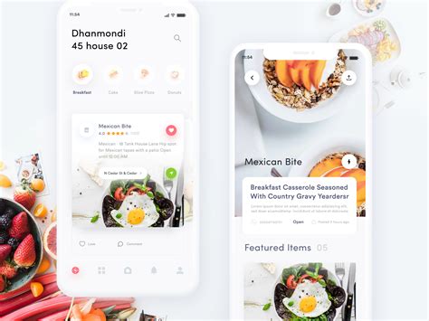 Dribbble Food Delivery Apps By Masudur Rahman