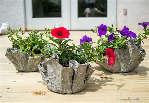 Cement Mini Pots Handmade Concrete Planters Concrete Diy Projects