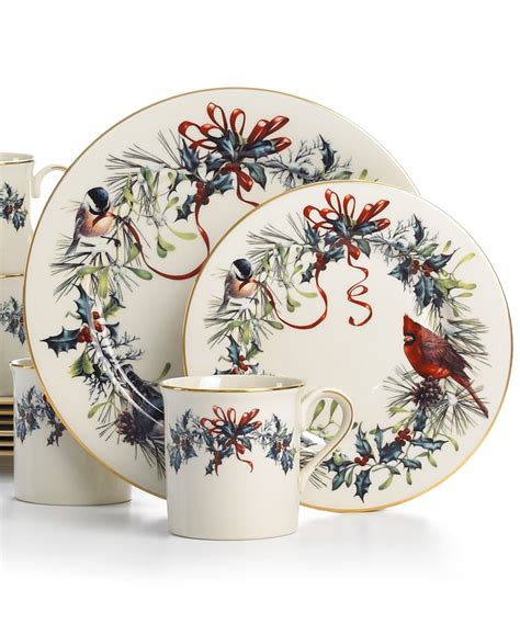 Lenox Winter Greetings Dinnerware Collection And Reviews Fine China