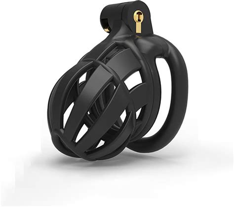 small chastity cage for men chastity devices locked with 4 rings of different size