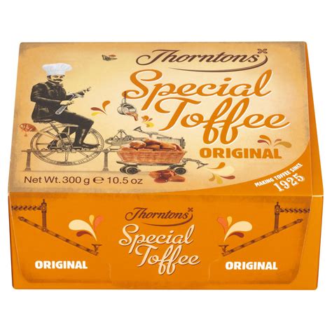 Did you scroll all this way to get facts about thorntons toffee? Thorntons Original Special Toffee Gift Box 300g | Chocolate Boxes & Gifts | Iceland Foods