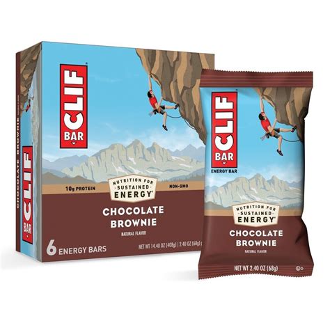 Fred Meyer Clif Bar Chocolate Brownie Energy Bars 6 Ct 24 Oz In