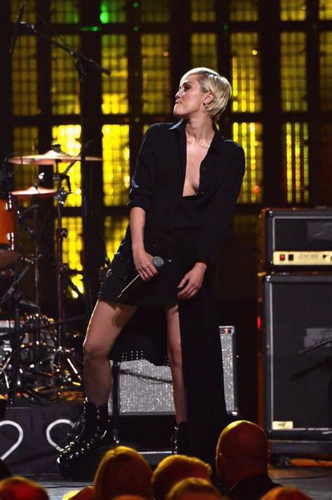 Miley Cyrus 2015 Rock And Roll Hall Of Fame Induction Ceremony Gotceleb