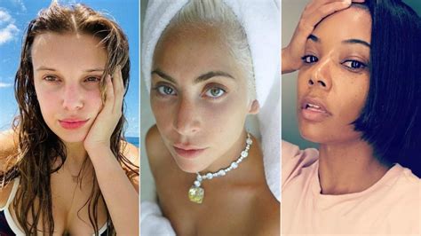 Les 12 plus beaux selfies de célébrités sans maquillage Photos