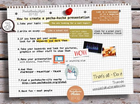 How To Create A Pecha Kucha Presentation