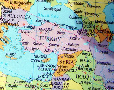 Where Is Turkey On A Map World Map