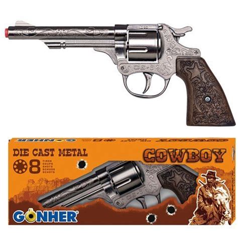 Gonher Diecast Metal 8 Ring Shot Cowboy Gun Buy Online In United Arab