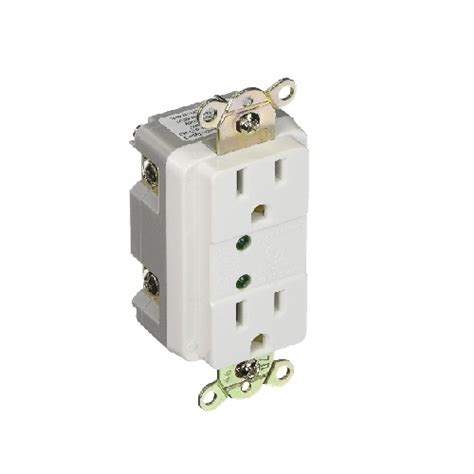 Eaton Wiring 15 Amp Duplex Receptacle Wled Indicators And Switched Alarm