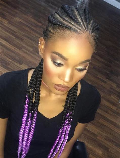 Checking this assortment, you'll get to see completely different braids like the easy cornrows, sew braids, ghana braids, field braids, weave hairstyles, all of their newest varieties. 25 Incredibly Ghana Braids For All Occasions (2020 Update ...