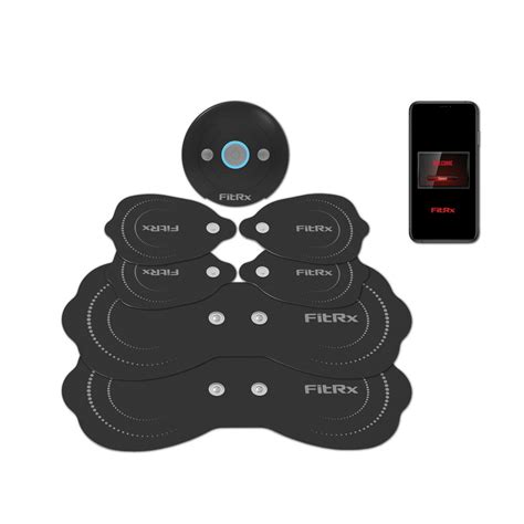 Fitrx Electrode Wireless Therapy Rechargeable Wireless Tens Massager Control With App