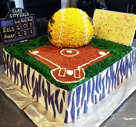 The company was also very responsive to any questions and great to work with. Senior Night Softball Cake - CakeCentral.com