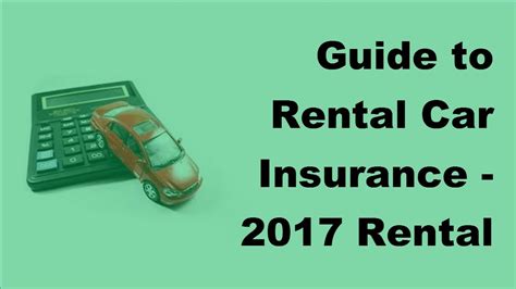 We did not find results for: Guide to Rental Car Insurance - 2017 Rental Car Insurance Information - YouTube