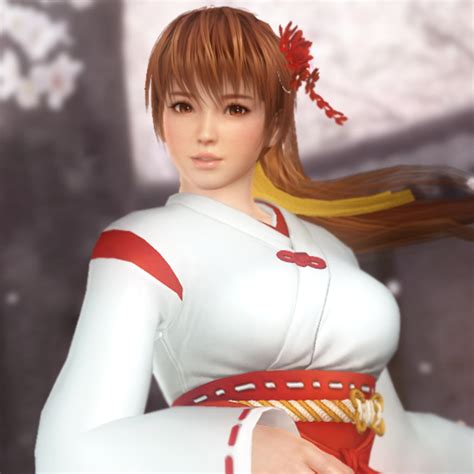 Doa5lr Shrine Maiden Costume Kasumi Englishchinesekoreanjapanese