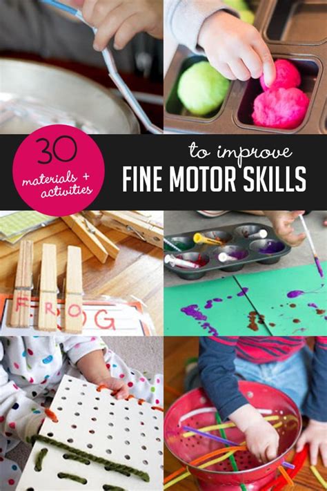 Improve Kids Fine Motor Skills With 30 Materials And Activities Hoawg