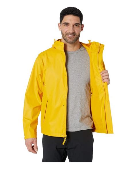 Helly Hansen Moss Jacket Essential Yellow Mens Coat In Yellow For