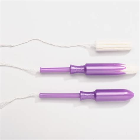Wholesale Disposable Female Vaginal Tampons With Applicator Of Plastic