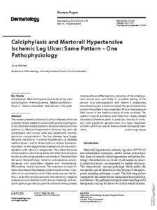 1 comparison of ankle/arm pressure ratios between control group (n = 10), pvd group (n = 7), and ulcer group (n = 6). Calciphylaxis and Martorell Hypertensive Ischemic Leg ...