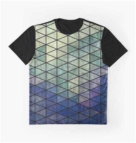 Triangles Graphic T Shirt By Bubbliciousart Triangle Graphic T Shirt