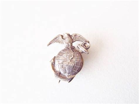 United States Marine Corps Lapel Pin Sterling Silver Usmc United