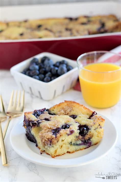 Blueberry Buttermilk Pancake Casserole Celebrating Sweets