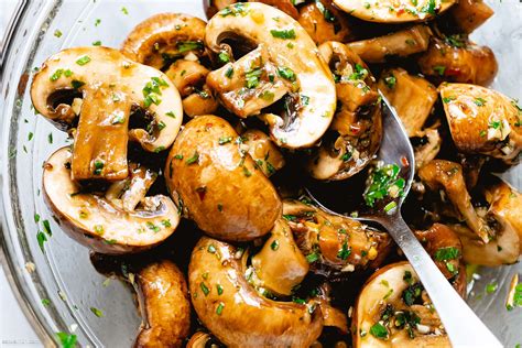 1 1/2 cups thinly sliced mushrooms. Marinated Mushroom Salad Recipe - Easy Mushrooms Recipe — Eatwell101