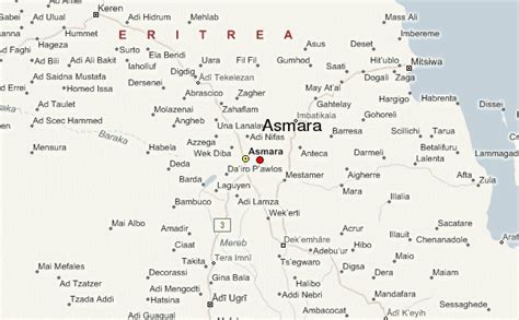Where is eritrea located on the world map? Asmara Location Guide