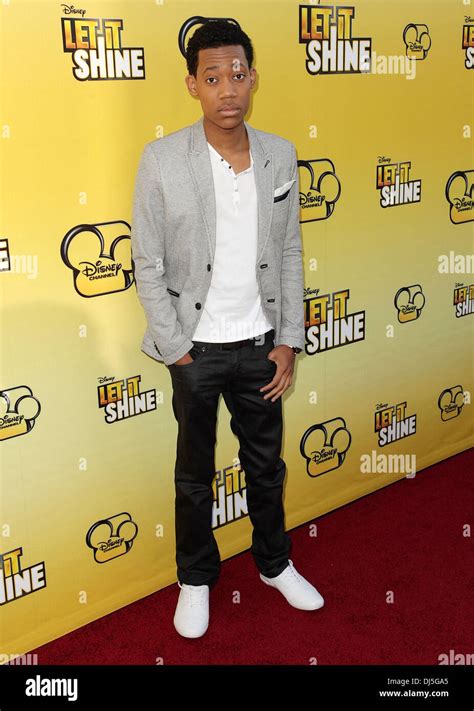 Tyler James Williams Disneys Let It Shine Premiere Held At The
