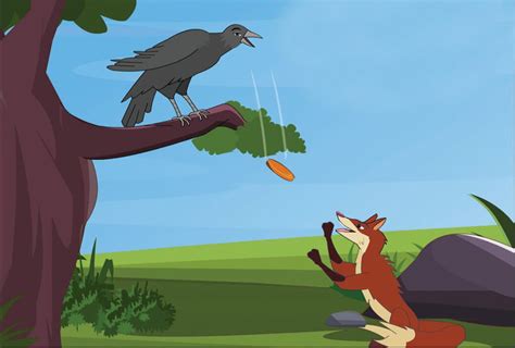 Fox And Crow Short Story With Moral Moral Stories For Kids