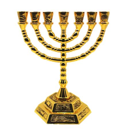 Jewish Menorah Candle Holders Religions Candelabra Hanukkah Candlesticks 7 Branch Buy Menorah