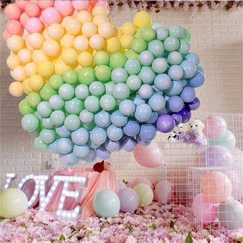 5 Inch Small Pastel Balloons Macaron Assorted Candy Colored Balloons