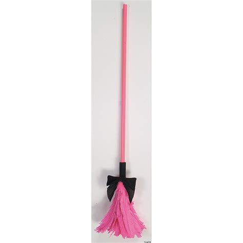 Pink Feather Witchs Broom Discontinued