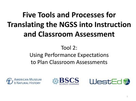 Ngss Tool And Process 1 Five Tools And Processes For Translating The