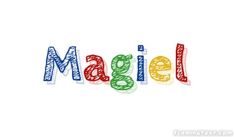 magiel ロゴ フレーミングテキストからの無料の名前デザインツール